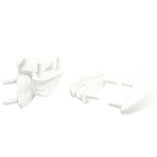 Load image into Gallery viewer, uxcell 5Pcs RC Airplane Spare Parts White Plastic Wing Skids 28 x 10 x 12mm
