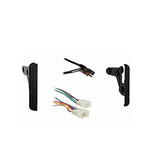 Compatible with Toyota 4 Runner 2003 2004 2005 2006 2007 2008 2009 Double DIN Stereo Harness Radio Dash Kit Without RDS JBL