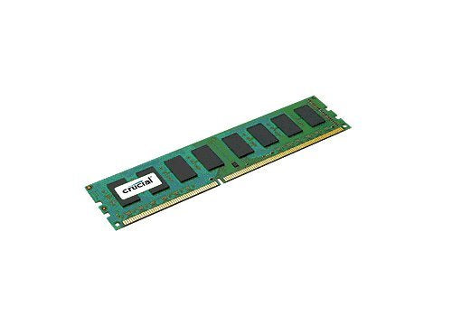 Crucial 8GB Single DDR3 1600 MT/s PC3-12800 CL11 Unbuffered UDIMM 240-Pin Desktop Memory CT102464BA160B