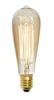 Litex Vintage 60-Watt Dimmable Amber St18 Vintage Incandescent Decorative Light Bulb #640