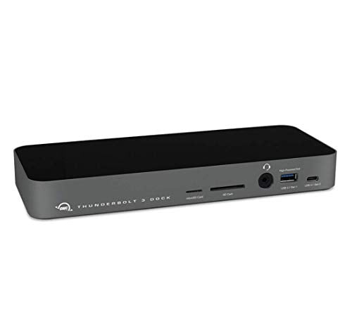 OWC 14-Port Thunderbolt 3 Dock with Cable, Compatible with Windows PC and Mac, Space Gray