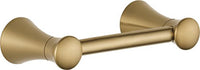 Delta Faucet Bathroom Accessories 73850-CZ Lahara Pivoting Toilet Paper Holder, Champagne Bronze