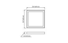 Load image into Gallery viewer, Frame for Surface Mount of ASD LED 2x2 Edge-Lit Flat Panel
