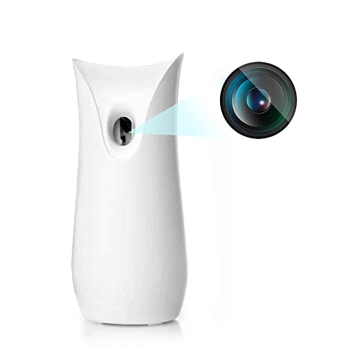 Spy-MAX Mini Air Freshener Hidden Camera w/ DVR & WiFi Remote - 1080p HD Spy Camera, Motion Activated Sensor, Continuous Recording, Live Viewing, AC Powered, Connect up to 32 Cameras