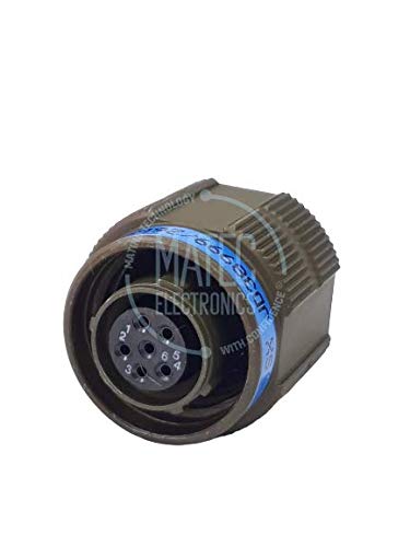 Amphenol Aerospace Circular Connector, Straight Plug, Size 9-35, 6 Position, Cable - D38999/26WA35SN