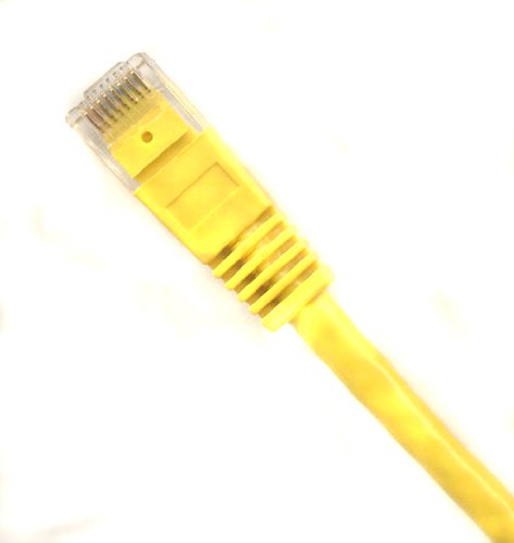 Ultra Spec Cables 75ft Cat6 Ethernet Network Cable Yellow