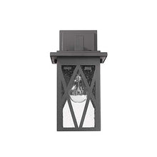 Load image into Gallery viewer, Chloe CH2S080BK12-OD1 Outdoor Wall Sconce, Textured Black

