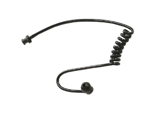 Impact Brand QDAT-B Black Coiled Acoustic Tube w/Elbow and Ear Bud