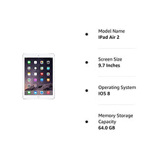 Load image into Gallery viewer, 2014 Apple iPad Air 2 (9.4 inch, Wi-Fi, 64GB) Silver (Renewed)
