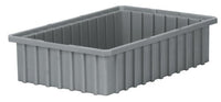 Akro Mils 33164 Akro Grid Slotted Divider Plastic Tote Box, 16 1/2  Inch Length By 10 7/8 Inch Width