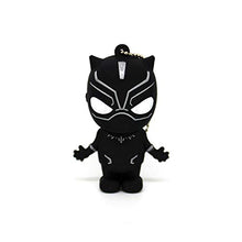 Load image into Gallery viewer, 2.0 Black Panther Super Hero 32GB USB External Hard Drive Flash Thumb Drive Storage Device Cute Novelty Memory Stick U Disk Cartoon
