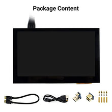 Load image into Gallery viewer, waveshare 4.3inch Capacitive Touch Screen LCD Compatible with Raspberry Pi 4B/3B+/3A+/2B/B+/A+/Zero/Zero W/WH/Zero 2W CM3+/4 800480 Resolution HDMI IPS Supports Jetson Nano/Windows
