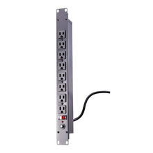 Load image into Gallery viewer, BUD Industries Rackmount Power Outlet Strip - 15A Rear-Facing
