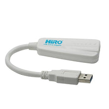 Load image into Gallery viewer, HiRO H50315 USB 3.0 to Gigabit Ethernet LAN 10 100 1000 Mbps Portable Network Adapter Windows 10 8.1 8 32-bit 64-bit Plug n Play Native Driver No Installation Needed Windows 7 Compatible
