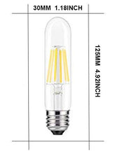 Load image into Gallery viewer, 3PACK LED Filament Bulb Tubular Light Bulb T10 2W , Dimmable, E26 Base, Warm White 2700K, 20W Incandescent Bulb Equivalent, LED Edison Bulb (2 Watt (Style 1))
