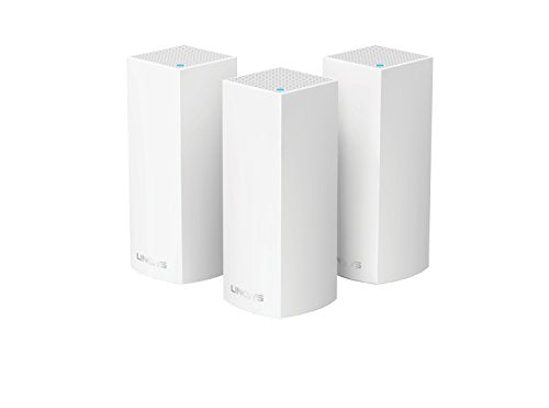 Linksys Velop Tri-band AC6600 Whole Home WiFi Mesh System- 3-Pack (coverage up to 6000 sq. ft)