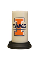 Cumberland Designs Illinois Flameless Pillar Candle