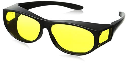 Global Vision Escort Safety Glasses Fits Over Most Glasses Yellow Lenses