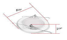 Load image into Gallery viewer, NICOR Lighting 6 inch White Recessed Shower Trim with Glass Fresnel Lens (17502)
