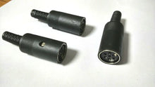 Load image into Gallery viewer, 6pcs 6PIN (female) Din Connector with black Plastic Handle
