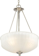 Load image into Gallery viewer, Minka Lavery Pendant Ceiling Lighting 1737-1-613, 1730 Series Large Bowl, 3 Light, 300 Watts, Polished Nickel
