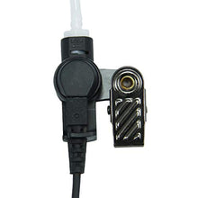 Load image into Gallery viewer, MaximalPower Surveillance kit - 2-Wire Headset kit Clear Coil Tube Earbud &amp; PTT Mic for Motorola EX500 EX600
