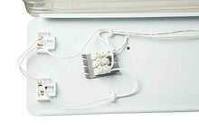 Load image into Gallery viewer, Vapor Proof LED 4 Foot Light Fixture for Outdoor Applications - NO Lamps - 6ft Cord w/Plug
