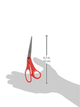 Load image into Gallery viewer, School Smart Value Light-Weight Scissors, 8 Inches, Bent Handle, Red
