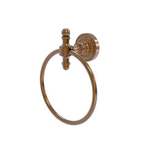 Load image into Gallery viewer, Allied Brass RD-16 Retro Dot Collection Towel Ring, Brushed Bronze
