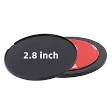 Load image into Gallery viewer, iSaddle Dashboard Adhesive Mounting Disk - Circular Adhesive Sticky Suction Cup Base Adapter Plate for Car Dash Cam Garmin Tomtom GPS Nav Smartphone Console Disc (2 Pcs, Diameter 2.8 inch)
