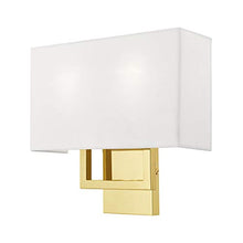 Load image into Gallery viewer, Livex Lighting 50990-02 Ada Wall Sconce, Polished Brass
