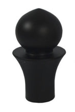 Load image into Gallery viewer, Urbanest Toledo Lamp Finial, Black, 2 1/6-inch Tall
