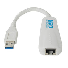 Load image into Gallery viewer, HiRO H50315 USB 3.0 to Gigabit Ethernet LAN 10 100 1000 Mbps Portable Network Adapter Windows 10 8.1 8 32-bit 64-bit Plug n Play Native Driver No Installation Needed Windows 7 Compatible

