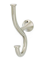 Load image into Gallery viewer, Alno SPA 1 Wall Mounted Robe Hook Finish: Satin Nickel
