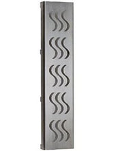Load image into Gallery viewer, Jaclo 6216-42-PSS Wave Channel Shower Drain Grate, 42&quot;, Polished Stainless Steel
