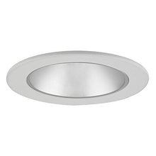 Load image into Gallery viewer, Satin Reflector GU10 LED Deep Trim for 4-Inch Line and Low Voltage Recessed Cans
