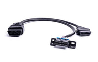 ARTECKIN Universal OBD II Splitter Extension Y Cable J1962 for GPS Tracking Devices