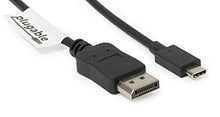 Load image into Gallery viewer, Plugable USB C to DisplayPort Adapter - 6ft (1.8m) Adapter Cable (Supports Resolutions up to 4K at 60Hz)

