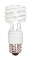 15-Watt Cool White Mini Compact Fluorescent Light Bulb