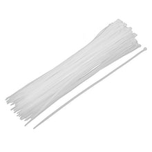Load image into Gallery viewer, uxcell 4mm x 300mm Nylon Self Locking Cable Zip Ties Fastener Beige 100pcs
