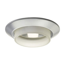 Load image into Gallery viewer, Juno Lighting 4103FROST-SC 4-Inch Beveled Cylinder Recessed Trim, Satin Chrome
