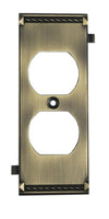 Elk 2503AB Antique Brass Middle Switch Plate