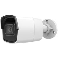 4MP PoE Security IP Camera - Compatible with Hikvision DS-2CD2043G0-I Mini Bullet EXIR Night Vision 4mm Fixed Lens H.265+, English Version, Firmware Upgradable, ONVIF