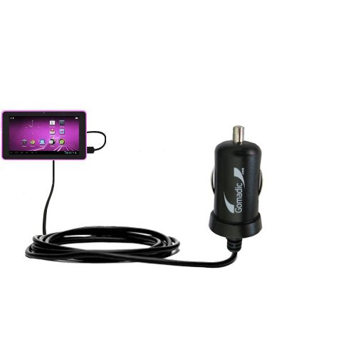 Mini 10W Car / Auto DC Charger designed for the D2 D2-727G with Gomadic Brand Power Sleep technology - Designed to last with TipExchange Technology