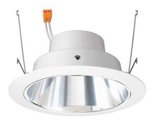 Load image into Gallery viewer, Juno Lighting G4 DC 09LM 35K 90CRI 120 FRPC CWH Juno J6RL 6 Inch Cone Retrofit Trim in Clear Alzak and White, 3500K, 90 CRI, 14.5W, 900 Lumens, 6&quot;,
