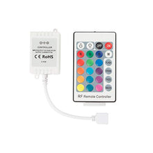 Load image into Gallery viewer, Aexit DC 12-24V Light Bulbs RF 24KEY LED Controller Dimmer w Wireless Remote Control for RGB LED Bulbs Light
