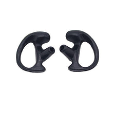Load image into Gallery viewer, GoodQbuy 2Packs Replacement Silicone Gel Earplug Earbuds (Left and Right) for Two Way Radio Headset Air Acoustic Earpiece Headset Walkie Talkie Earpiece (X-Large)
