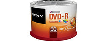 Load image into Gallery viewer, Sony 50DMR47PP 50 Pack Ink-Jet Printable DVD-R Bulk Spindle
