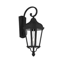 Load image into Gallery viewer, Livex Lighting 76192-07 Morgan - 3 Light Outdoor Wall Lantern, Bronze Finish with Clear Glass
