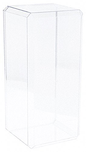 Pioneer Plastics Clear Acrylic Beveled Edge Display Case, 7